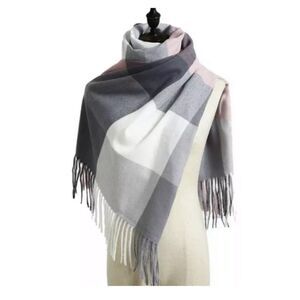 Excellent for Gift 🎁 
Plaid Tartan Cashmere Scarf  Soft Check Tassel Scarves